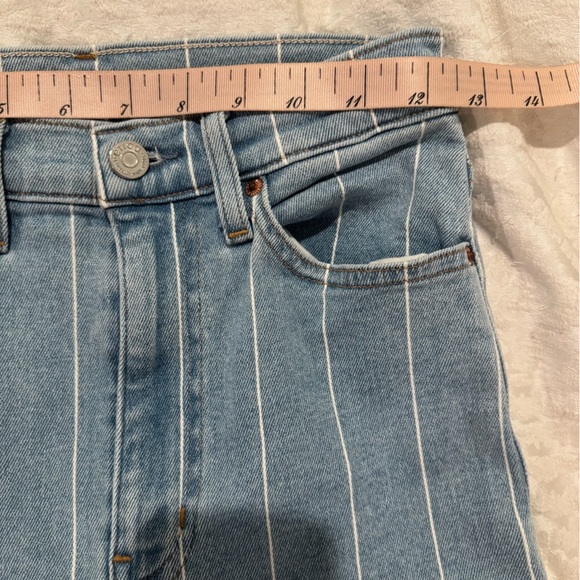 ETICA Ethically Made Goods FINN Ankle Jeans Mill Creek Stripe high waisted - Picture 8 of 11